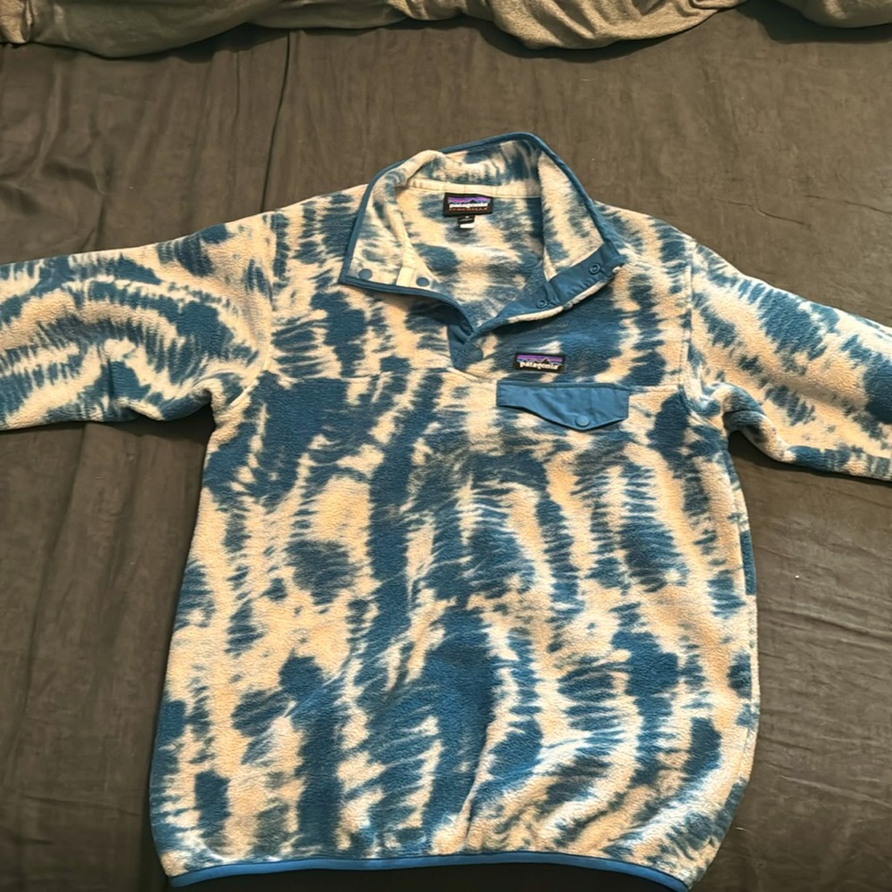 Patagonia Synchilla Tie Dye Fleece Pullover M